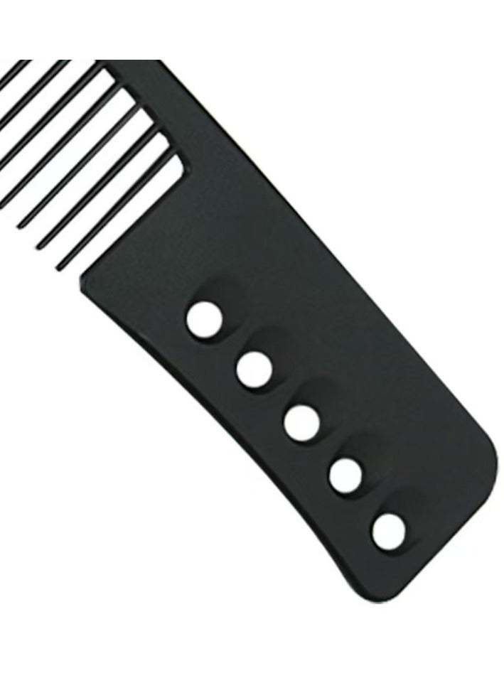 Black Flattop Hair Cutting Comb Wide Tooth Men Cut Hair Brush Salon Professional Barber Hair Clipper Thicken Hairdressing Combs - Image 5