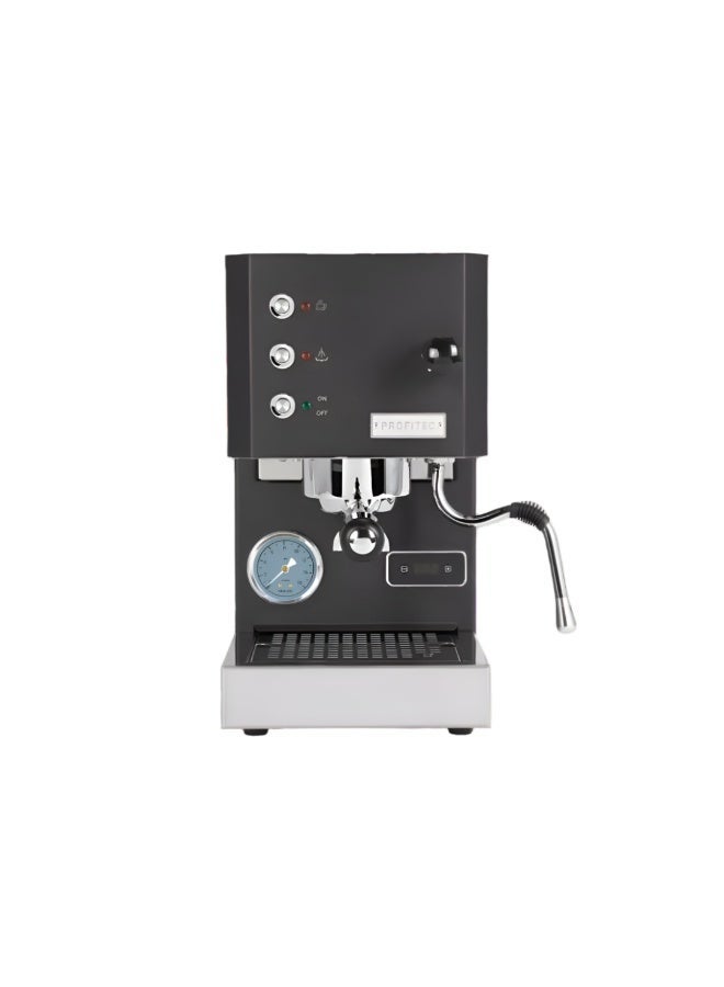 PROFITEC Go Espresso Machine - Compact Single Boiler Coffee Maker with PID Temperature Control, Commercial-Grade Portafilter, and Built-In Steam Wand for Perfect Espresso and Cappuccino Brewing - Black - Image 1