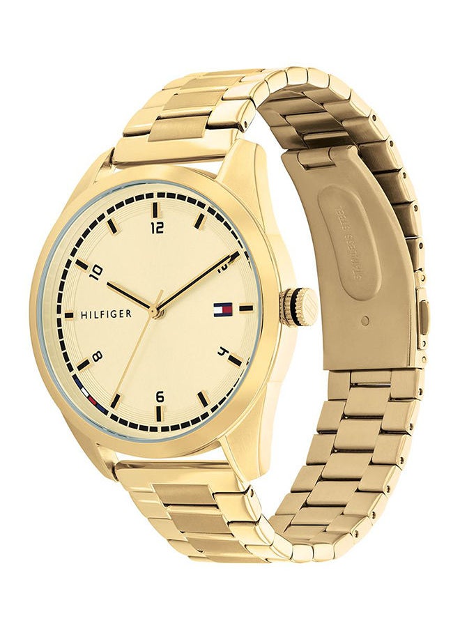 TOMMY HILFIGER - Men's Analog Round Shape Stainless Steel Wrist Watch 1710457 - 43 Mm - Image 1