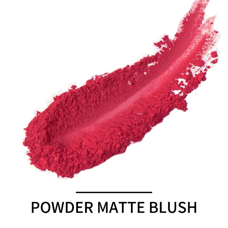 Boobeen Powder Blush Matte Blush, Highly Pigmented Beauty Cream Blush Palette for Create A Natural Cheek Flushed Look, Rich Colors - Image 2