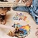 Jigfoxy Wooden Puzzles for Adults Sunset by The Seaside Wood Puzzles Adult Unique Animal Shape Wooden Jigsaw Puzzle for Puzzle Lovers Family Friend M114 107in155pcs - Image 3