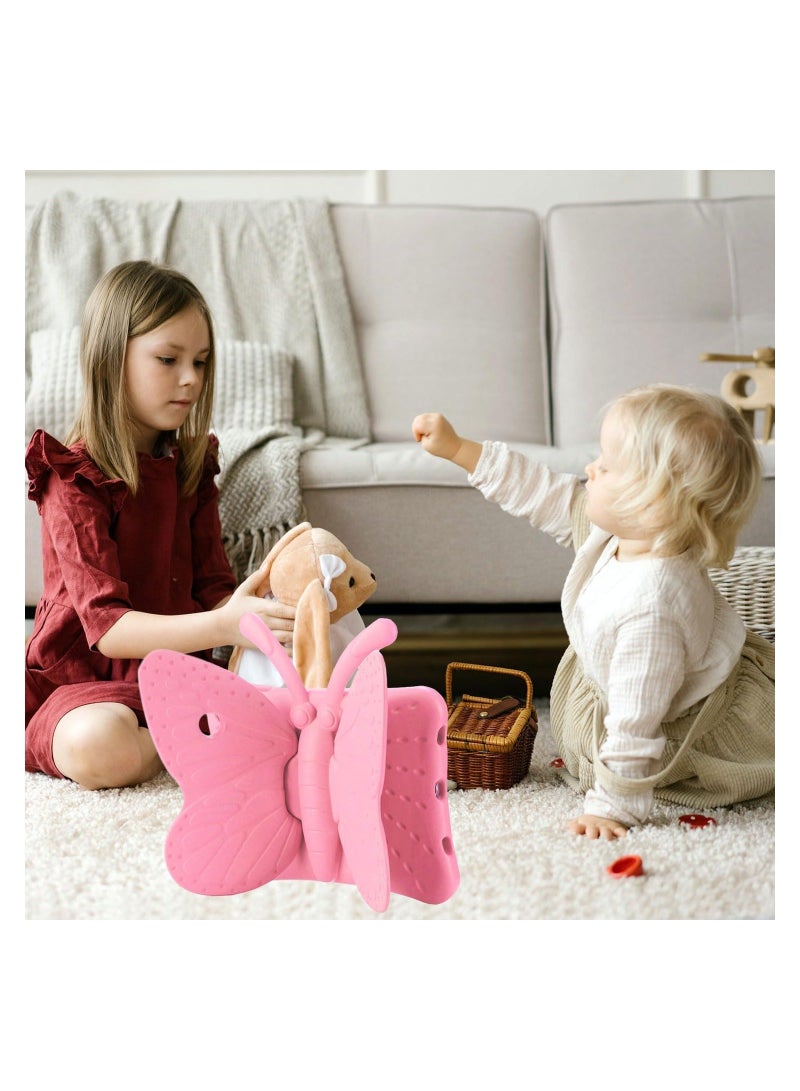 iPad 6th Generation Cases for Kids iPad 9.7 Case 2018/2017 Light Weight Kid-Proof Soft EVA Foam Protective Tablet Cover Holder for New iPad 9.7 inch A1893/A1954/A1822/A1823 - Baby Pink - Image 2