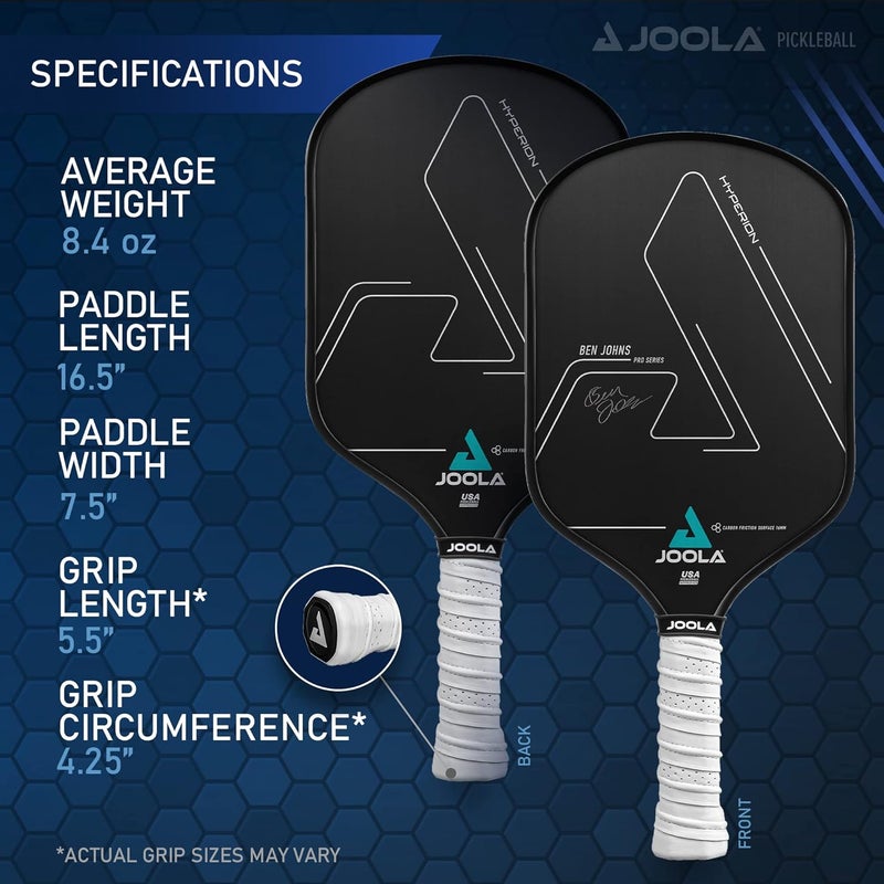 JOOLA Ben Johns Hyperion CFS 16 Pickleball Paddle - USAPA Approved Racket for Tournament Play - Image 5