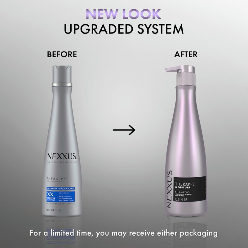 Nexxus Therappe Shampoo Ultimate Moisture For Dry Hair Silicone-Free 13.5 oz - Image 3