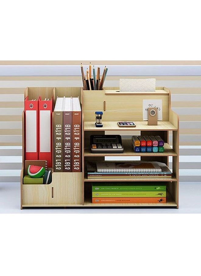 ZCM-HAPPY Wooden Desk Organizers and Storage  - Image 2