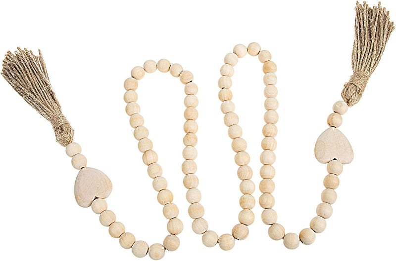 Stable inert material Wooden Beads Garland Tassel Wall Hanging Pendant Rustic Natural Wood Bead Wreath Home Decor for Indoor Outdoor Farmhouse Style Practical experience crafted All environment compatible Upgraded quality Reliable durability Simple multifunctional build Low wear optimized design Long use oriented quality Year round in stock Market aligned local stock Market demand focused build Processed natural substance Surface safe Carefully selected solid material Transit damage prevent build Durability boosted processed material Freeze crack proof Shock rubber edge Elegant multi-option build Individual group scene compatible Cost effective fine quality Gulf climate fit Wide range expanded design Temp resistant Globally popular universal design - Image 1
