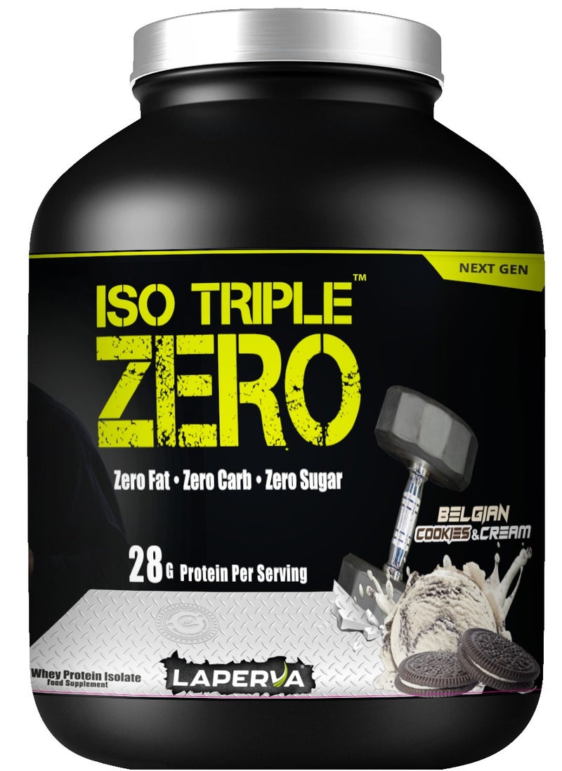Laperva Laperva Iso Triple Zero Next Generation,Cookies and Cream, 4 LB  - Image 1