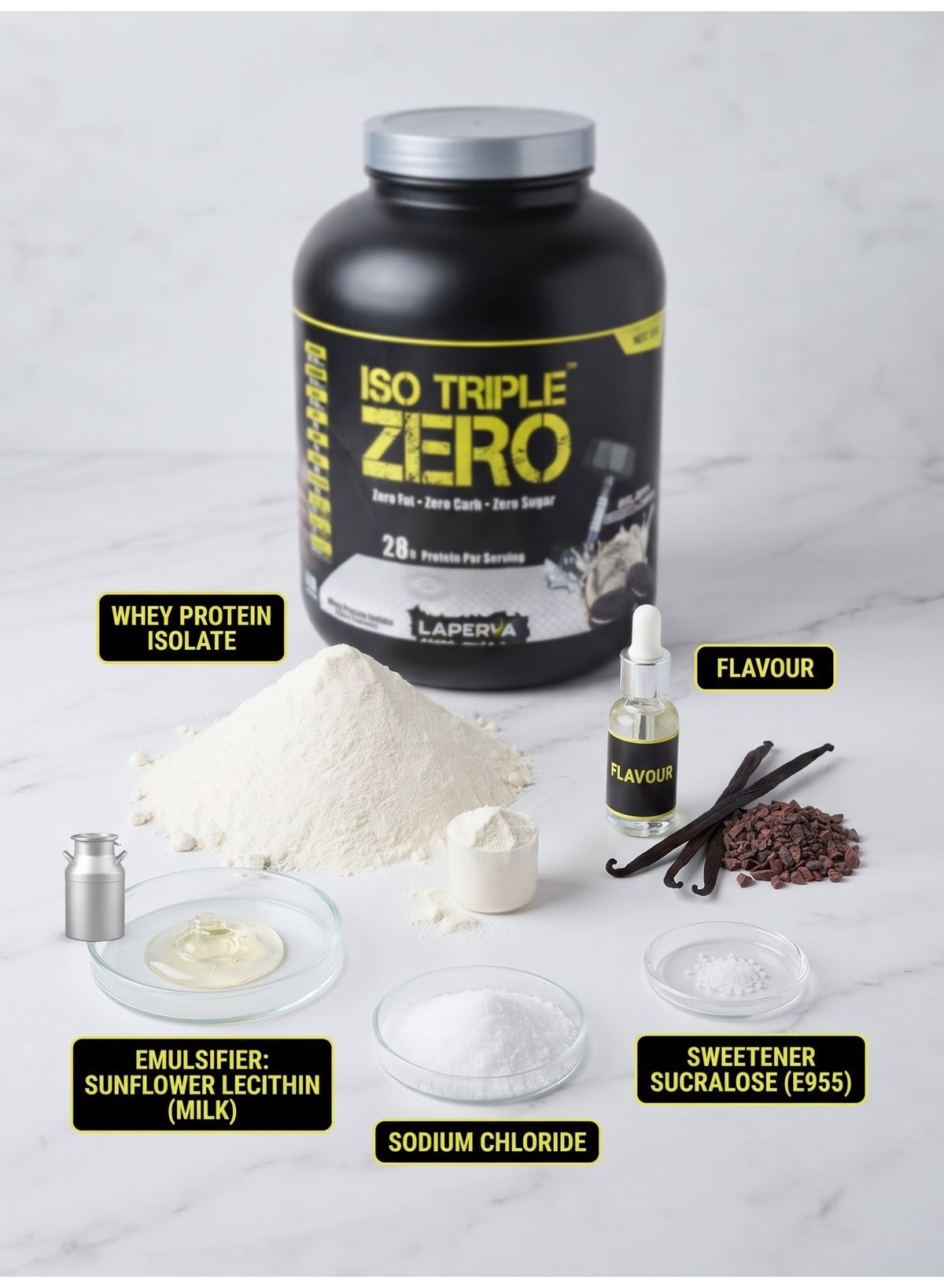 Laperva Iso Triple Zero Next Generation, Cookies And Cream, 4 Lb