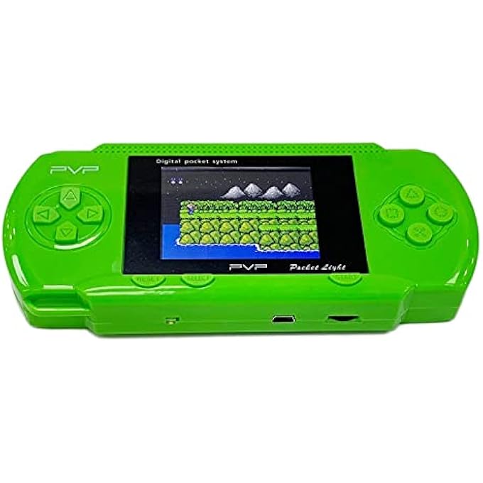 HANDHELD GAME PLAYERS - HANDHELD GAME PLAYER BUILT-IN 89 GAMES PORTABLE VIDEO 2.8'' LCD HANDHELD PLAYER FOR FAMILY MINI VIDEO GAME CONSOLE PVP 3000 (BLUE) - Image 3