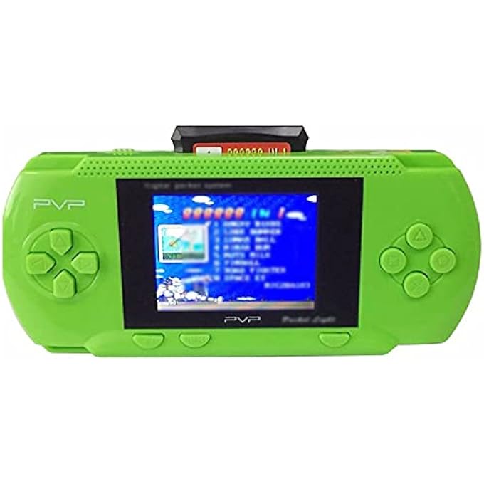 HANDHELD GAME PLAYERS - HANDHELD GAME PLAYER BUILT-IN 89 GAMES PORTABLE VIDEO 2.8'' LCD HANDHELD PLAYER FOR FAMILY MINI VIDEO GAME CONSOLE PVP 3000 (BLUE) - Image 4