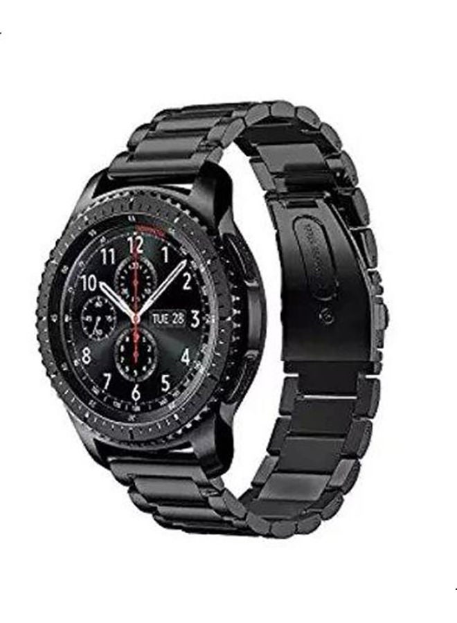 NIBEMINENT Watch Band For Samsung Gear S3/Frontier/Classic Black - Image 2