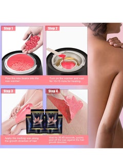 Joyeworld Wax Beads for Hair Removal , Hard Wax Beads for Sensitive Skin - Face, Bikini, Legs, Eyebrow, Painless Waxing Beads Kit for Women Men  - Image 3