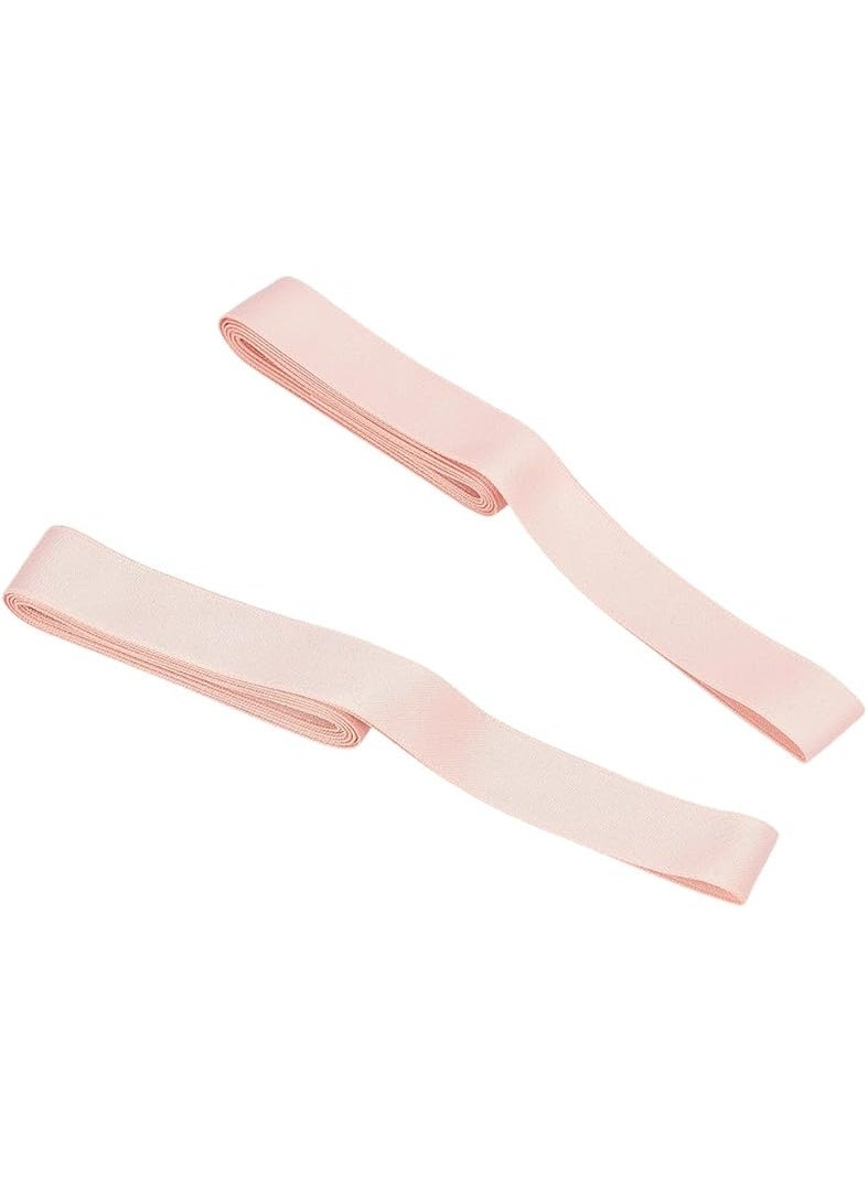 Satin Ballet Pointe Shoe Ribbon Pink Dance Ribbon for Pointe Shoes, Ballet Dance Accessories for Stage Performance - Image 1