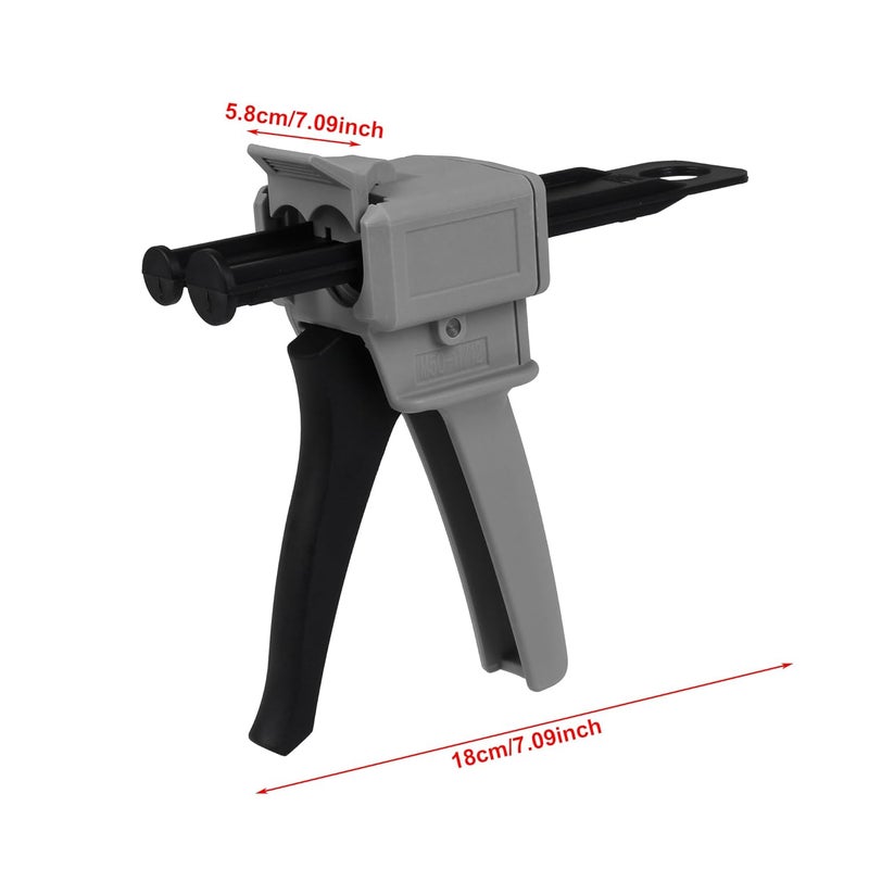CNBTR Dispenser for 50ml 1: 1/1: 2 AB Cartridges Plastic Tubes Adhesive Impression Mixing Dispensing - Image 4