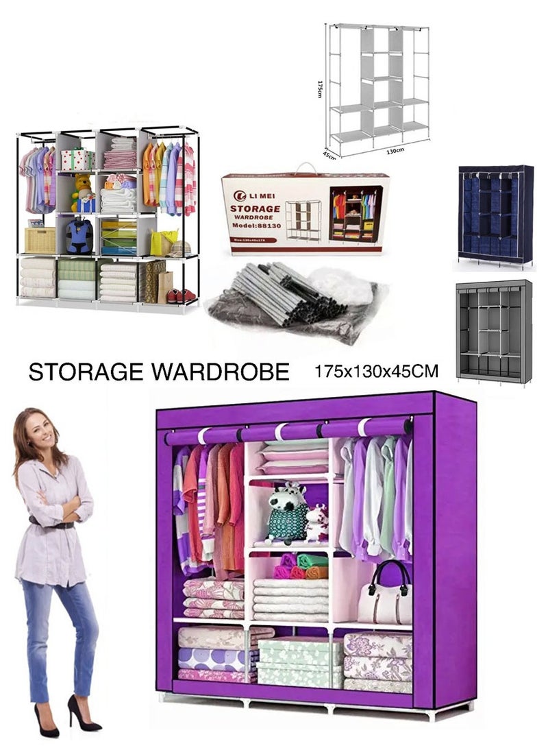 co arma Fabric clothes storage cabinet, portable, lightweight, easy to install and store - Image 1