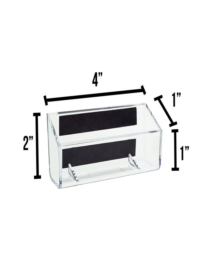 سورس تون حامل بطاقات العمل/بطاقات الهدايا المغناطيسي الشفاف من سورس ون (S1-Magnet) - Image 4