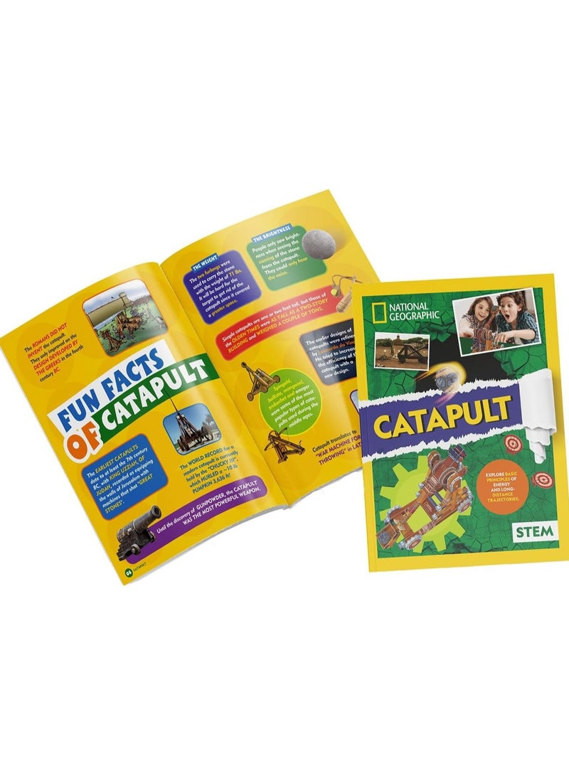 NATIONAL GEOGRAPHIC 3D Catapult Puzzle – 84-Piece DIY Model Kit for Kids and Adults, Functional Medieval Launcher, Tool-Free Assembly, Enhances Dexterity and Problem-Solving  - Image 3