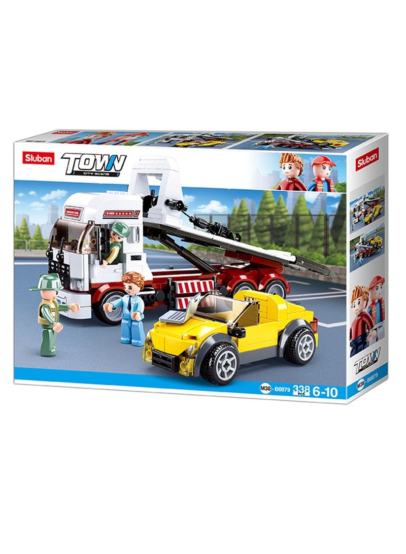 سلوبان مكعبات شاحنة رفع السيارات 338 قطعة - M38-B0879 - Image 1