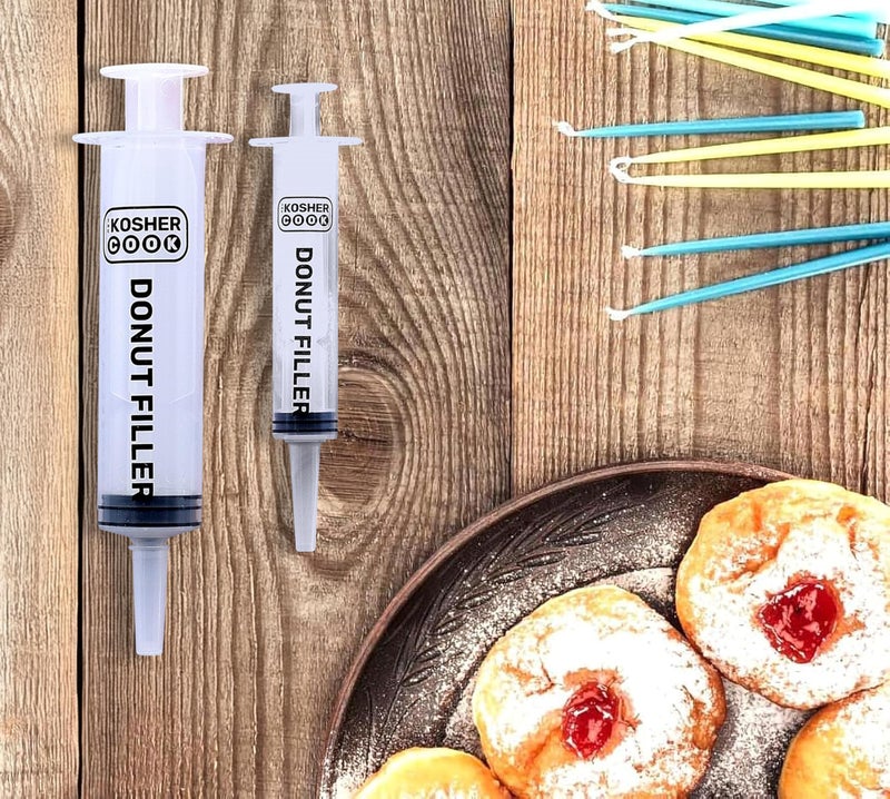 The Kosher Cook Set of 2 Donut Filling Injector - Kitchen Tools Pastry Injector - Plastic Durable Food Injector Syringe - Image 3