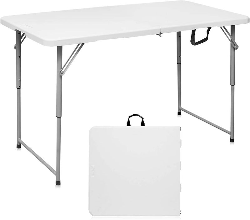 التيس طاولة قابلة للطي 120 سم خفيفة وعملية للرحلات والحفلات | Folding Table SY120 120cm - Image 1