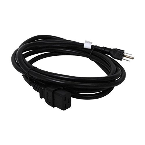 Tripp Lite Heavy-Duty Power Cord, 15A, 14AWG (IEC-320-C19 to NEMA 5-15P) 10-ft.(P034-010) Black - Image 2