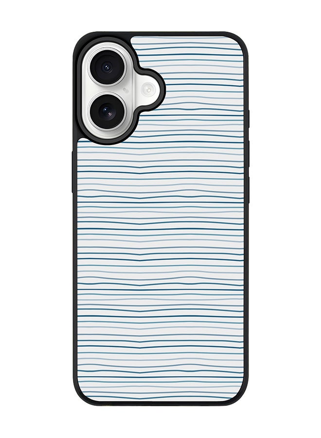 Stylizedd iPhone 17 Case, [Compatible with MagSafe] Slim Magnetic cover Phone Case iPhone 17 -Shaky Lines - Image 1