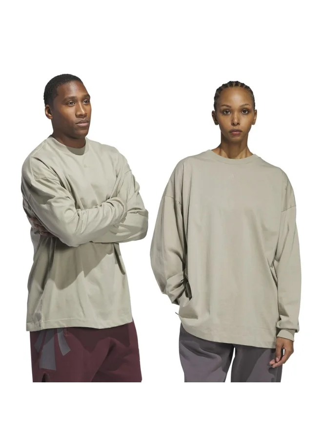 اديداس adidas ADI BB LS TEE Beige Originals Unisex T-SHIRTS