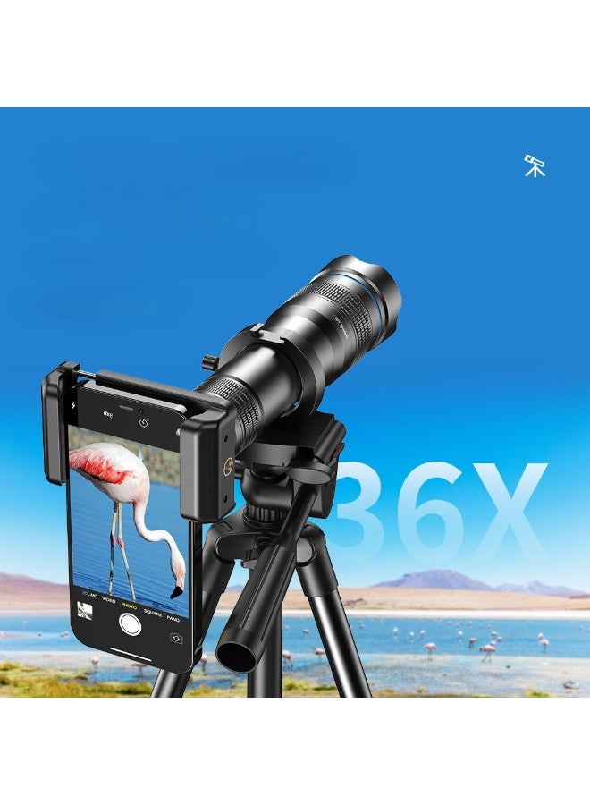 APEXEL 36X All Metal High-definition Telephoto Lens for Smartphone, Mobile Phone Lens with Tripod for iPhone, Samsung, Huawei and Most Smartphones - Image 4