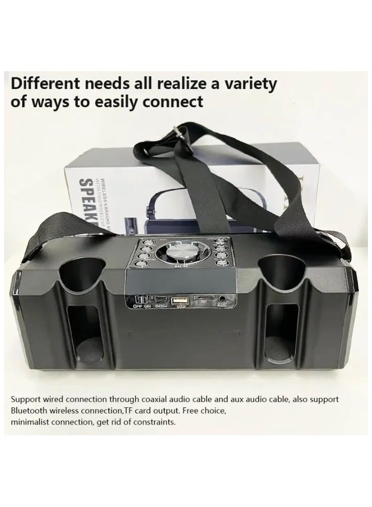 سو YS-228 مكبر صوت متوافق مع بلوتوث 5.0 قابل لإعادة الشحن ويدعم محرك USB وبطاقة TF - Image 2