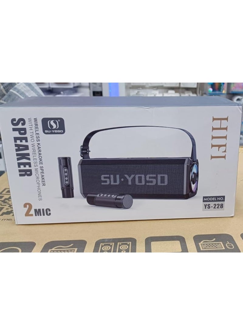 YS-228 مكبر صوت متوافق مع بلوتوث 5.0 قابل لإعادة الشحن ويدعم محرك USB وبطاقة TF - pzsku/Z2FDE7B2985B7070FCDE7Z/45/_/1707903338/22ec1b9f-d5b7-468e-956a-1f0adf780d18