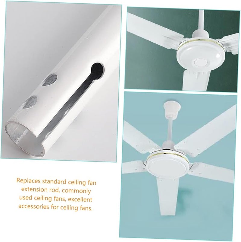 2 قطعة قضبان تمديد سميكة لمراوح السقف، قضبان بديلة، اتصال سلس ومستقر - Image 5