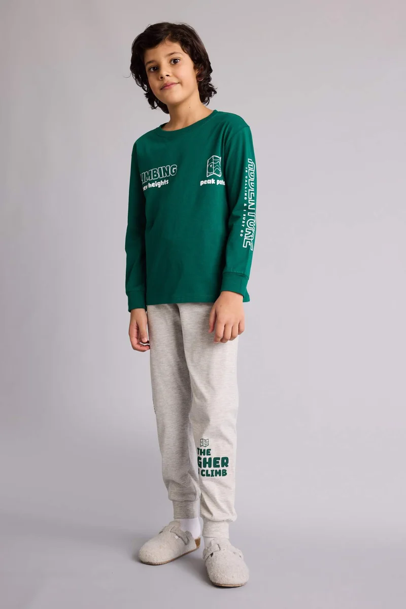 ديفاكتو Boy Regular Fit 2 Piece Pyjamas Set