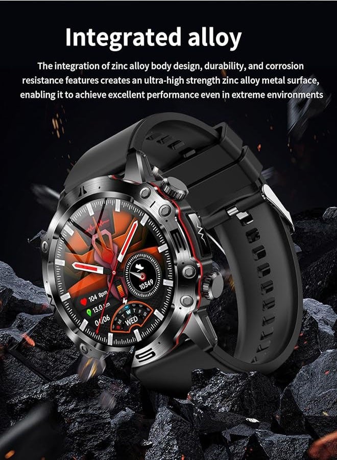 General ECG Smart Watch, Blood Pressure Monitor, 1.43 Inch Smart Watch Men and Women Talk, Uric Acid Measurement, Total Cholesterol, Sleep Monitor, Sports Watch for Android iOS  - Image 3