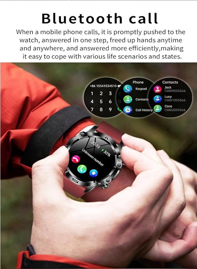 General ECG Smart Watch, Blood Pressure Monitor, 1.43 Inch Smart Watch Men and Women Talk, Uric Acid Measurement, Total Cholesterol, Sleep Monitor, Sports Watch for Android iOS  - Image 4