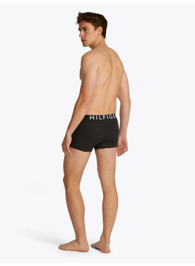 تومي هيلفيغر 3-Pack Contrast Logo Waistband Trunks