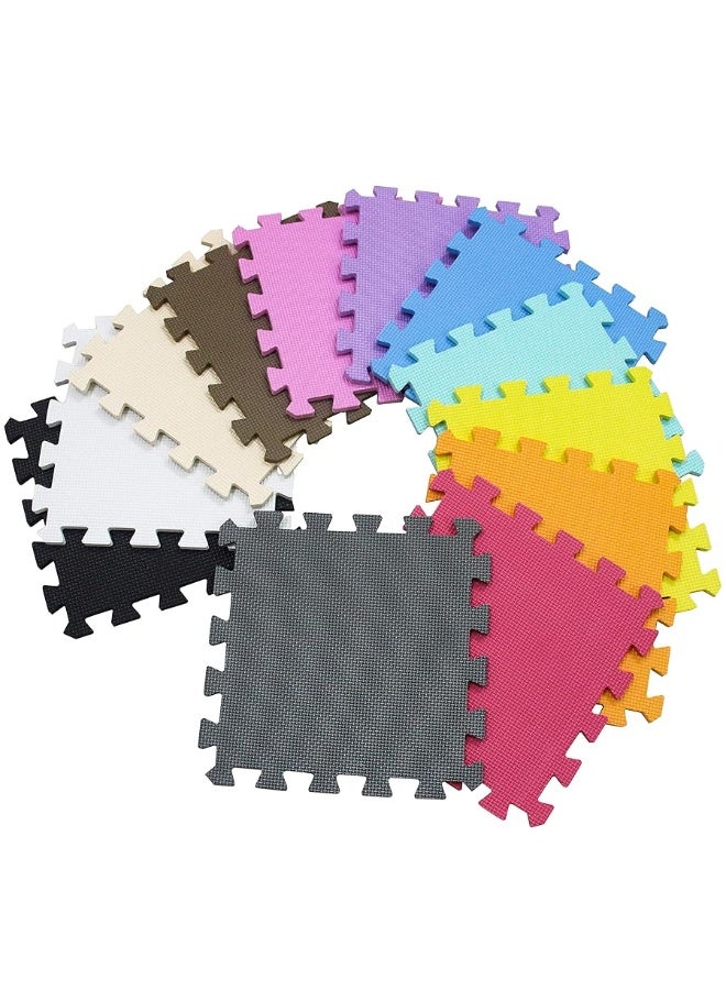 meiqicool Foam Play Mat Thick Soft EVA Interlocking Foam Floor Mats Children Yoga Exercise Multi Jigsaw Puzzle Blocking Board Kids Playmats Play 18 Piece AL - Image 4