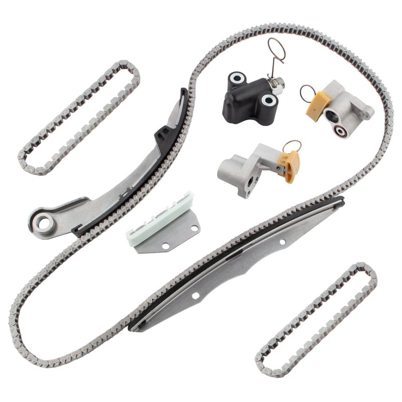 طقم سلسلة توقيت BOXI متوافق مع نيسان فرونتير 2006 2007 2008 2009 2010  بايثفايدر إكستيرا 2005 2006 2007 2008 2009 2010 40L V6 GAS ENG CODE VQ40DE استبدال TKNI042 TK10670 TK3042