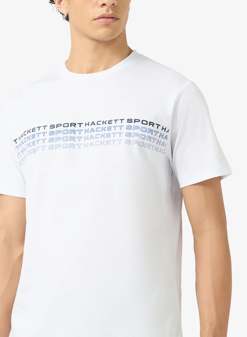 Hackett  Logo Crew Neck T-Shirt for Men | Best Price UAE