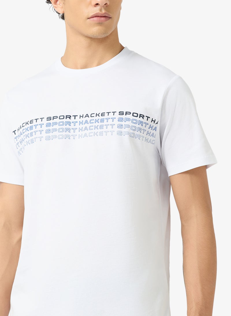 Hackett Logo Crew Neck T-Shirt - Image 3