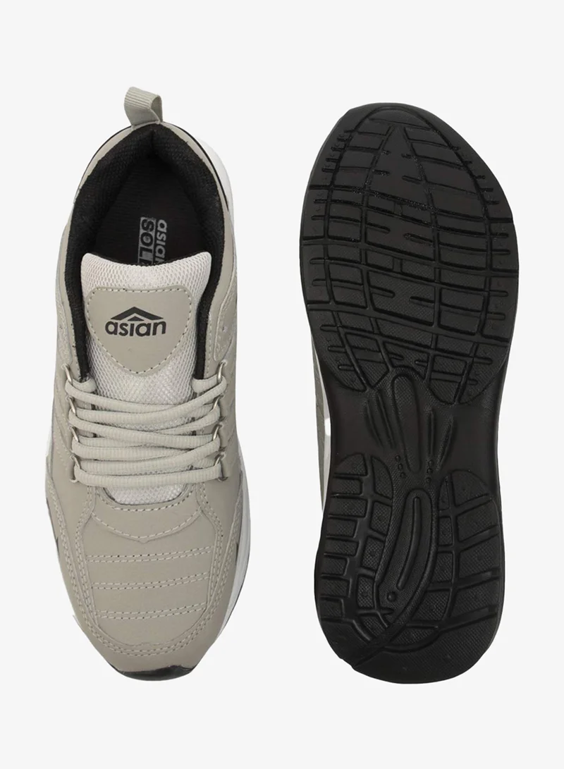 Asian  Sports Sneakers for Men and Boys - Black Grey for Men | Best Price UAE