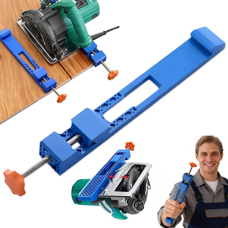 safoezy Adjustable Cutting Machine Base Guide Innovative Clamp Circular Saw Guide Electric Circular Saw Milling Positioning Clamp Precision Wood Cutting Guide Pros Hobbyists - Image 2