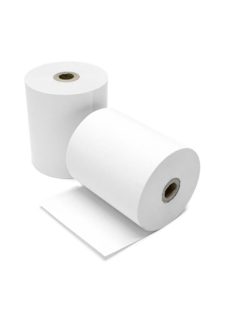 Terabyte Cash Machine POS Roll 76 X 65mm - White (box /100rolls) - Image 1