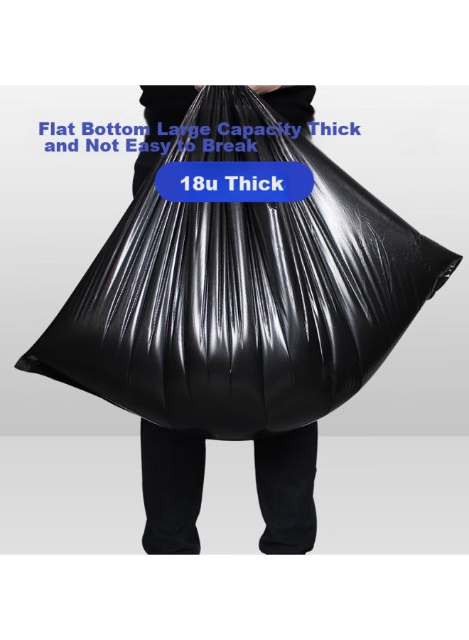 Yessel Yizhixuan Extra Large Garbage Bags, 120*140cm, 50 Count, Thickened Flat-top Commercial Use For Property Management And Hotels, Extra Large Plastic Bags - Image 2
