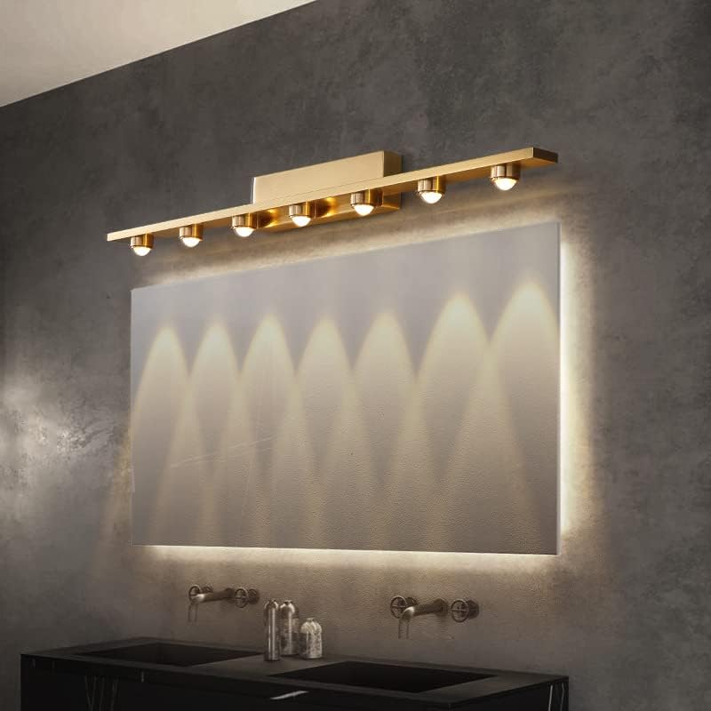 CITRA 7 Led Gold Body LED Wall Light Mirror Vanity Picture Lamp - Warm White - Image 1