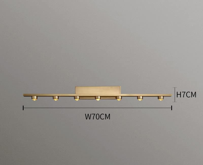 CITRA 7 Led Gold Body LED Wall Light Mirror Vanity Picture Lamp - Warm White - Image 3
