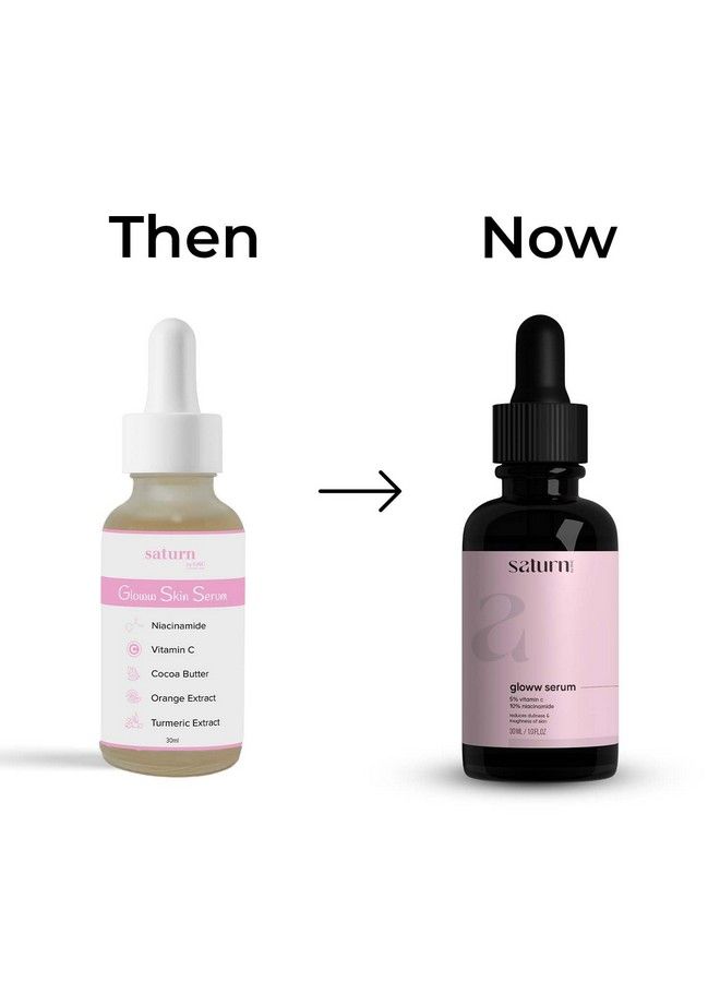 Saturn by GHC Gloww Skin Serum (30 Ml) Face Toner (150 Ml) & Foaming Face Wash With Builtin Face Brush (120 Ml) Powered With Retinol Pha & Aloe Vera For Pore Tightens & Acneprone Skin Tone (Combo Pack Of 3) - Image 5