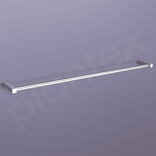 Plantex Stainless Steel Towel Hanger for Bathroom/Single Towel Rod/Towel Stand for Kitchen/Bathroom Accessories (24-inch) Chrome - Image 5