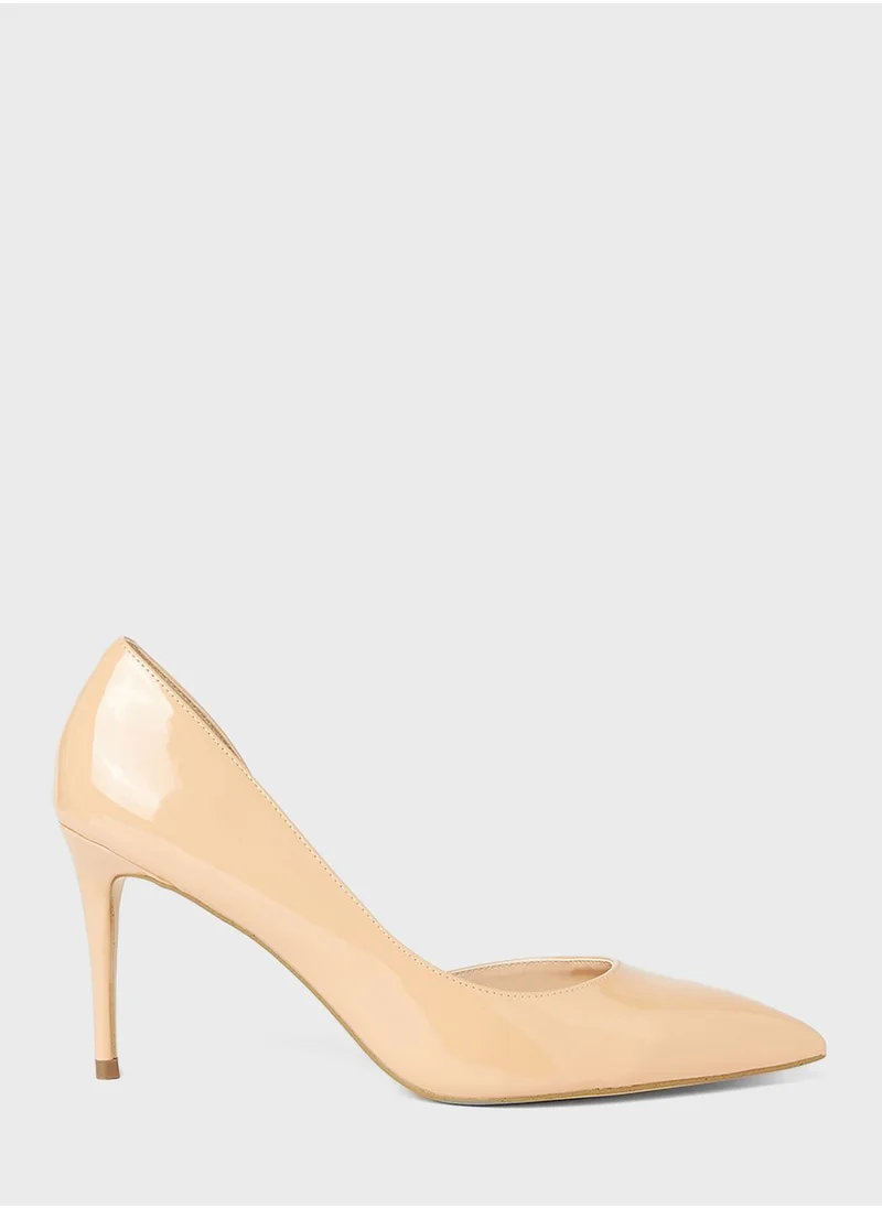 ستيف مادن Lessons High Heel Leather Pumps