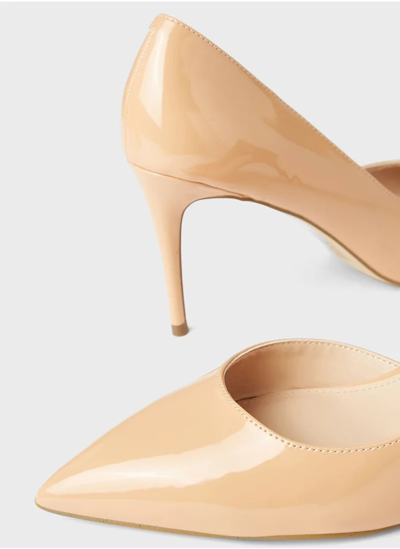STEVE MADDEN Lessons High Heel Leather Pumps