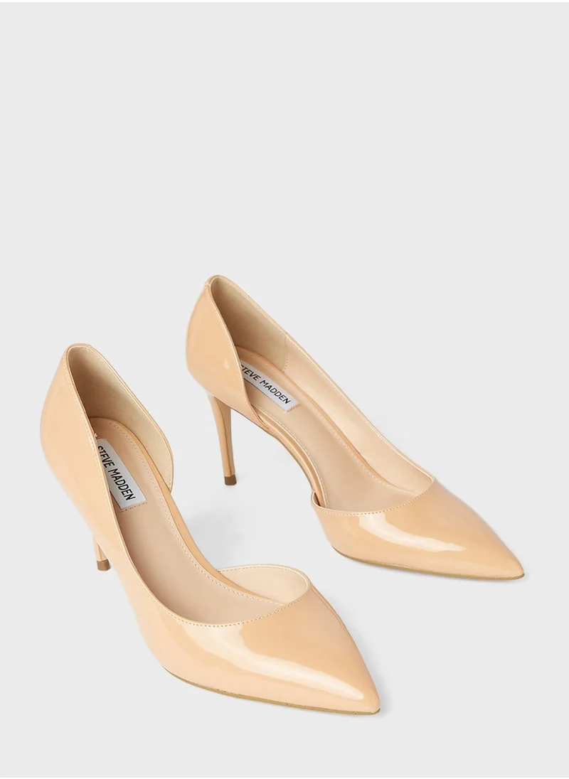 STEVE MADDEN Lessons High Heel Leather Pumps